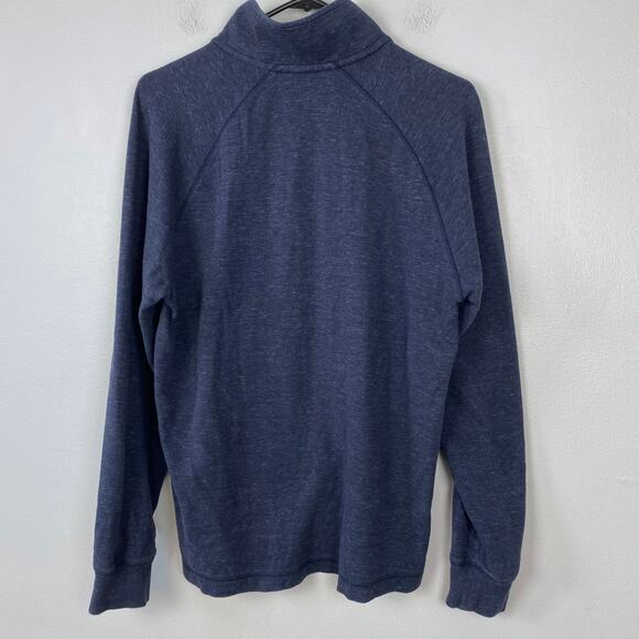 L.L. Bean 1/4 Zip Pullover Men's Medium Blue Slightly Fitted Style 507471 Size M - Picture 5 of 9